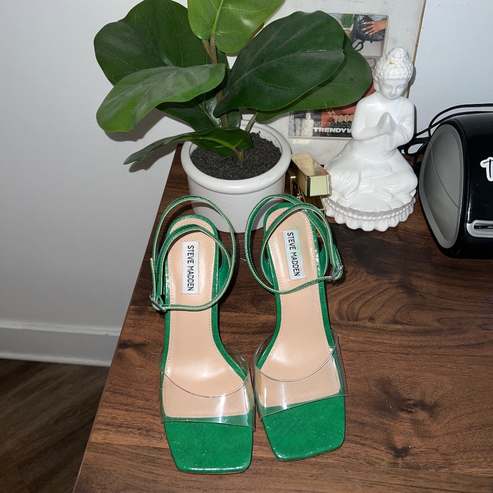 Green Steve Madden Heels